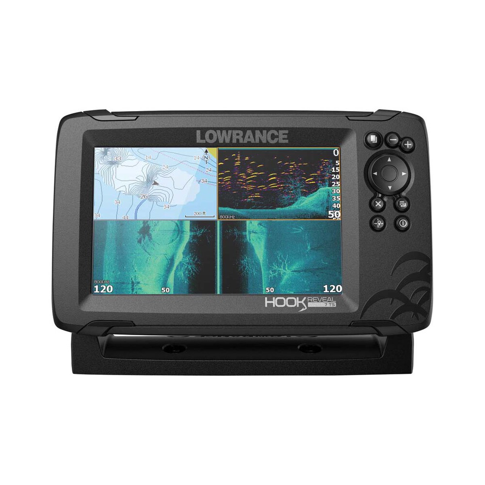 Lowrance Hook Reveal 7 splitshot Combo